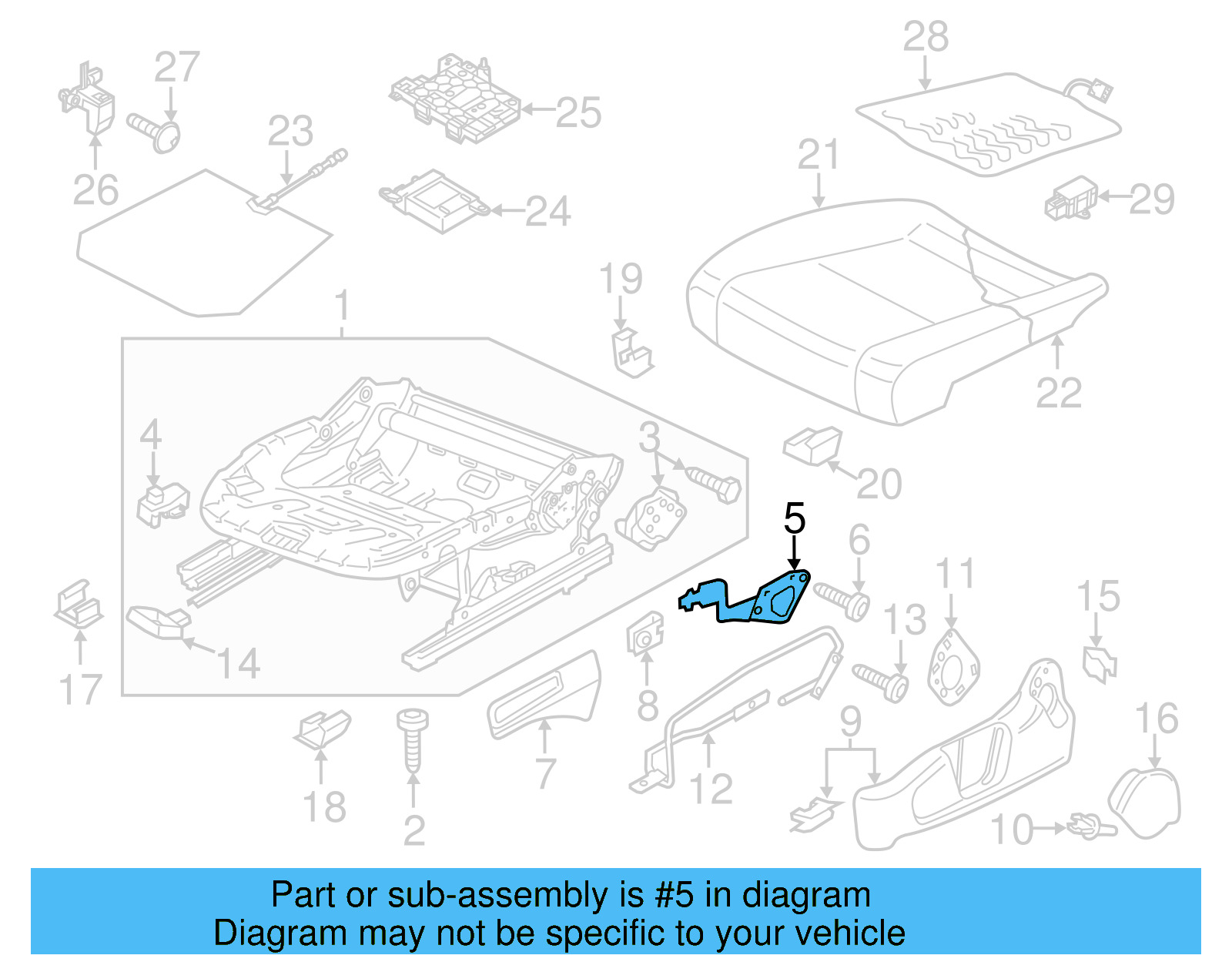 Adjust Lever 561-881-091 - View 6
