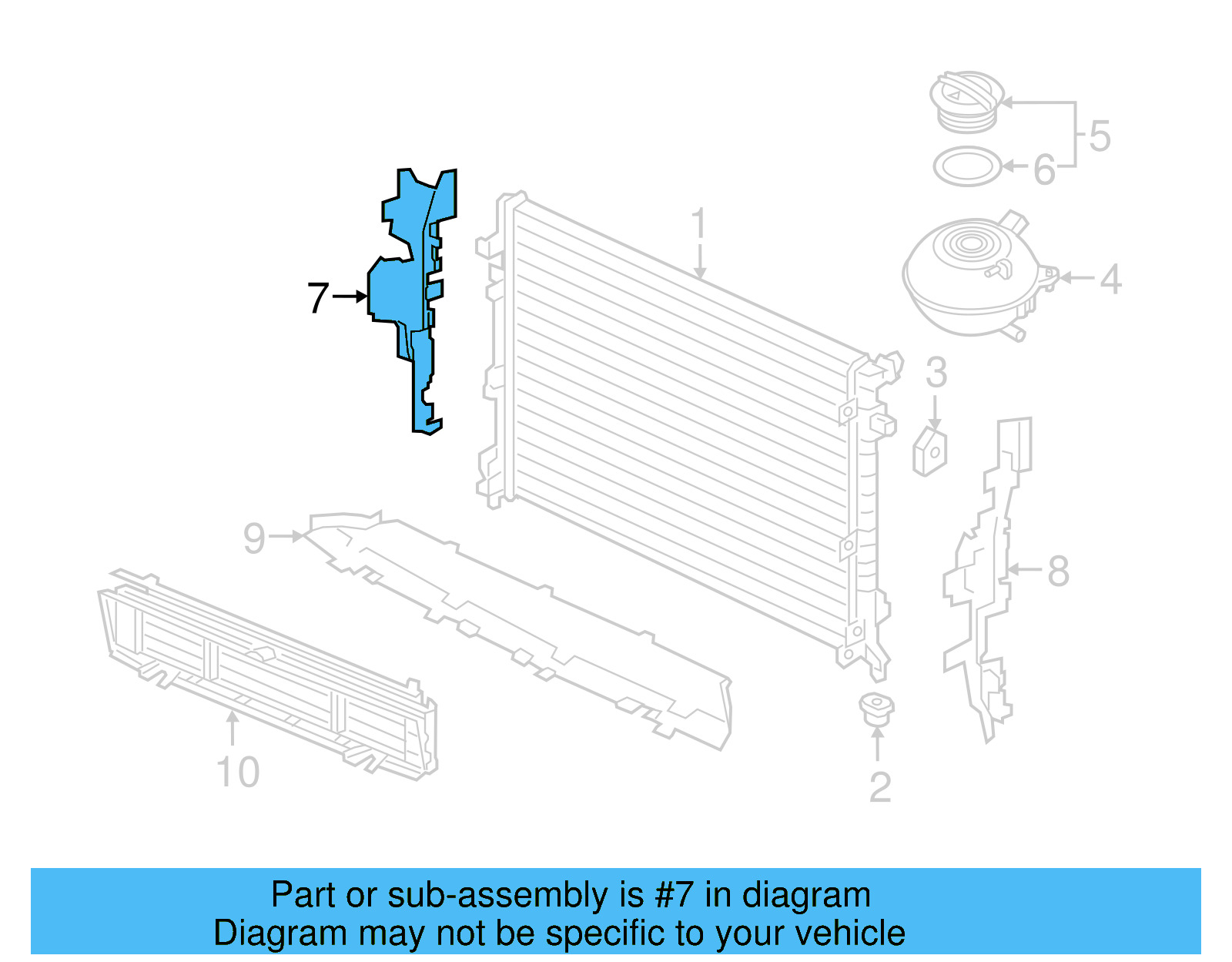 Side Baffle 3CN-121-284-G - View 4