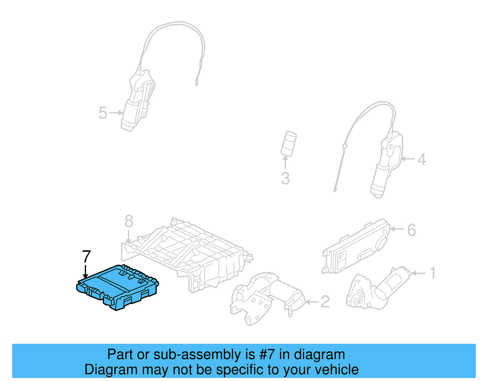 Control Module 7L0-959-760-004 - View 4