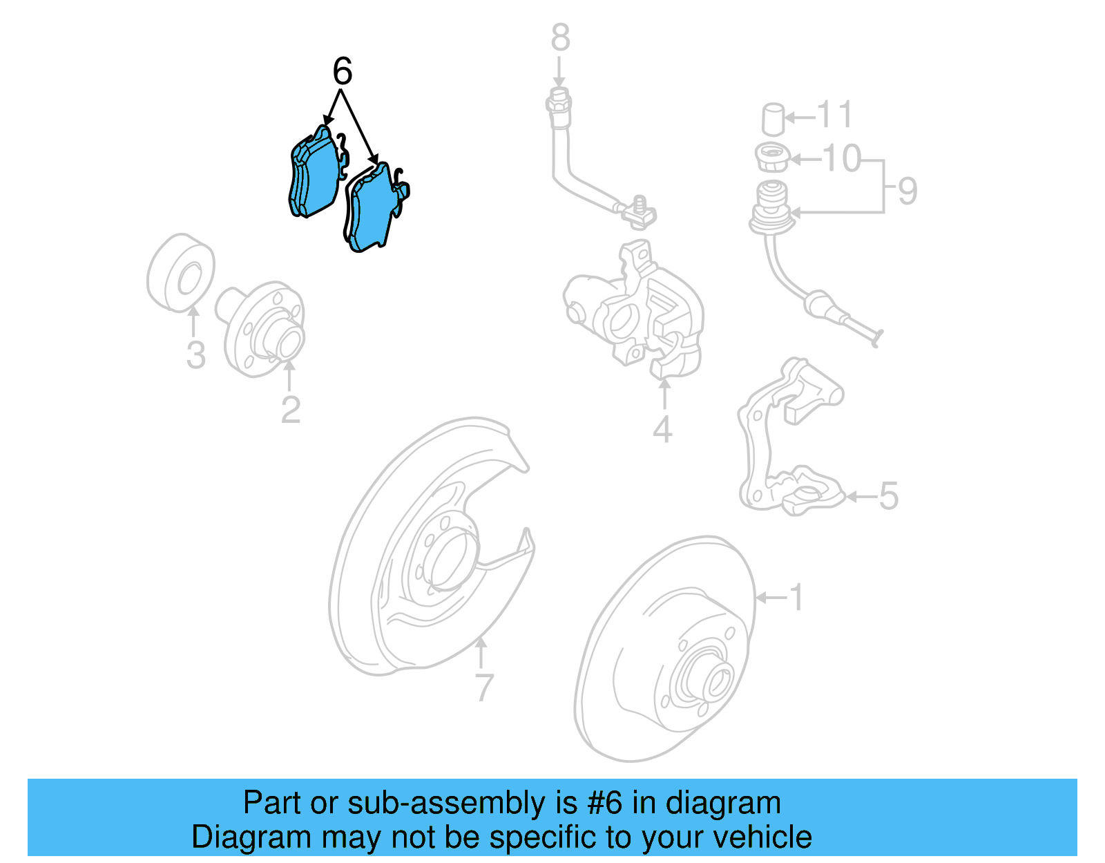 Brake Pads Rear 4B0-698-451-E - View 18