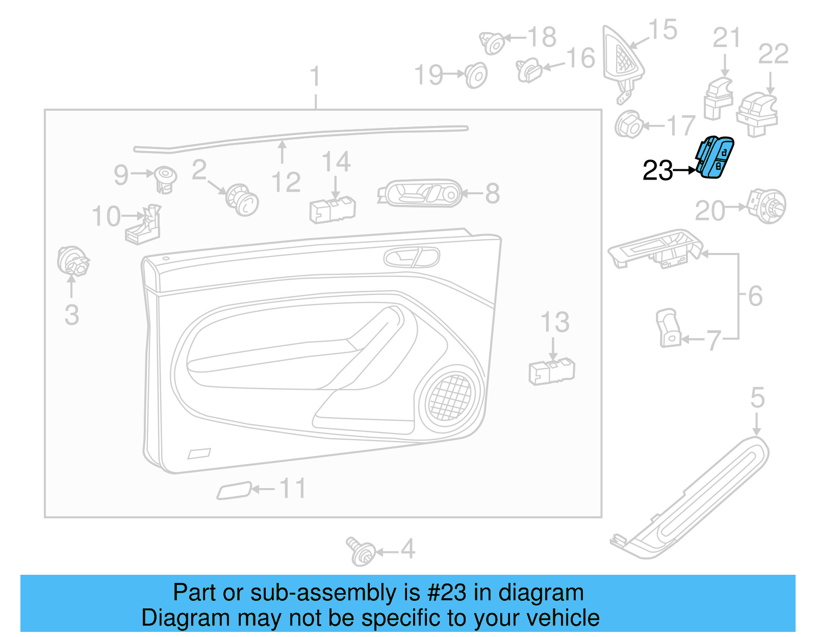 Lock Switch 5C5-962-126-WHS - View 8