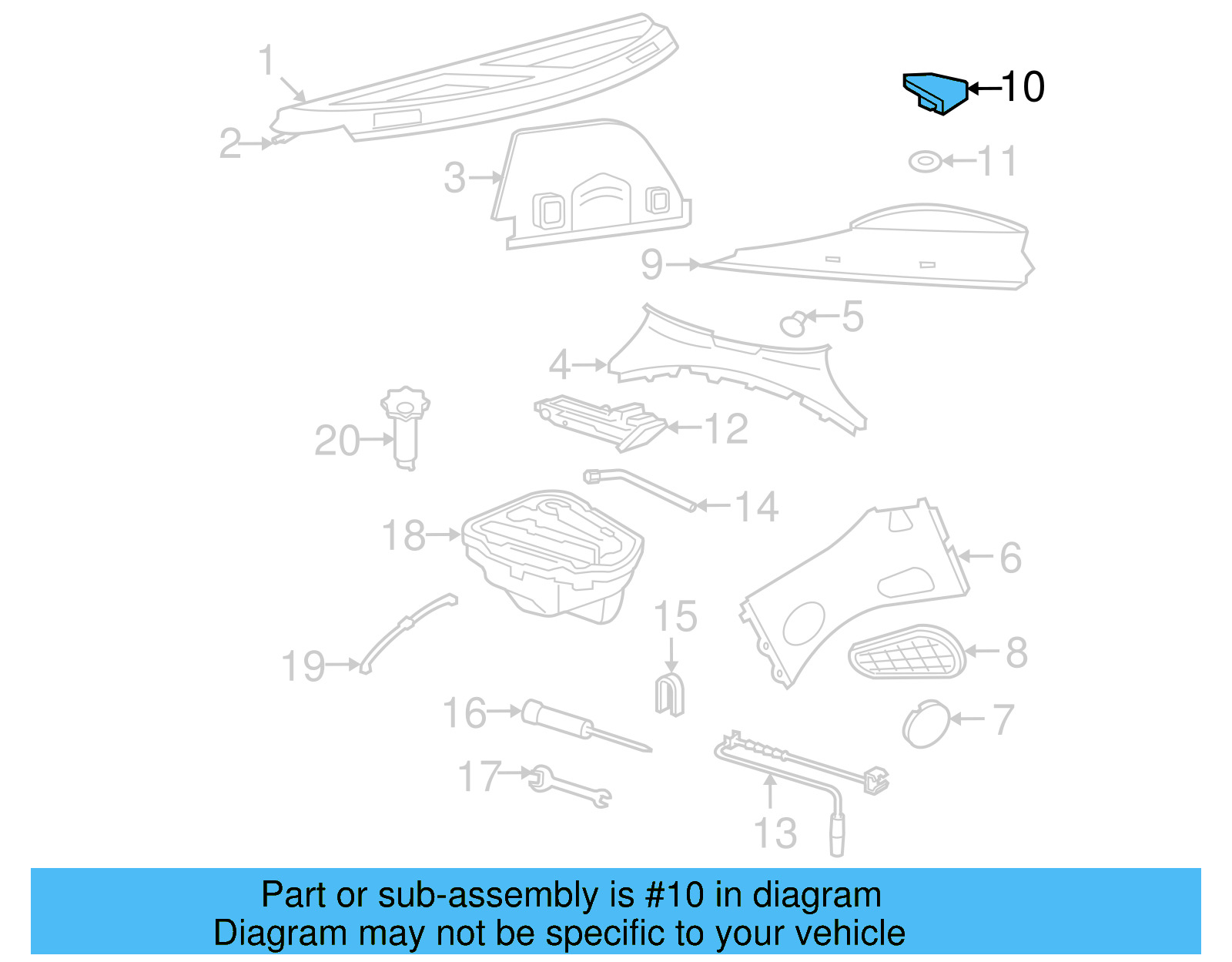 Handle 3B5-867-467-01C - View 15