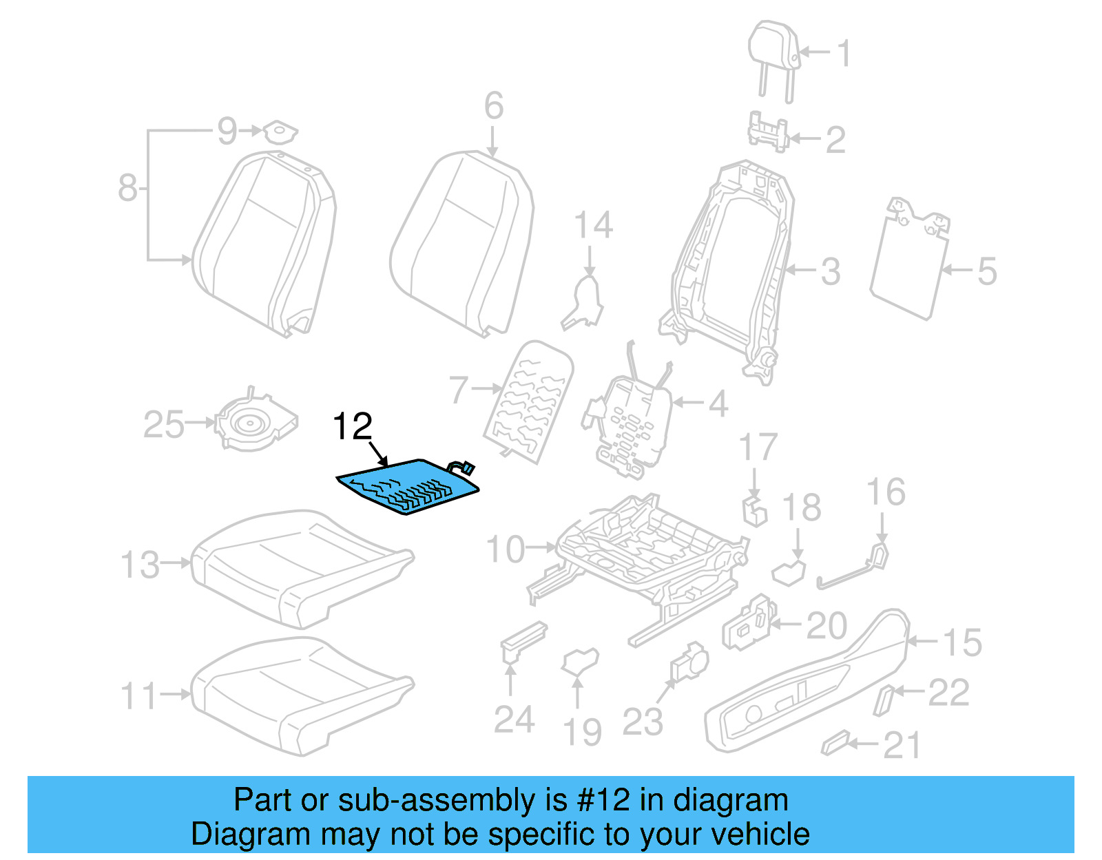 Seat Cushion Heater 3CN-963-556-H - View 29
