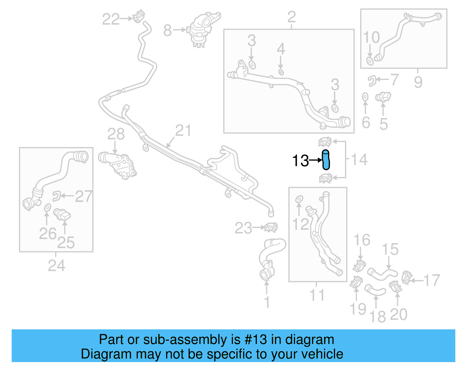 Hose 06E-121-058-F - View 5