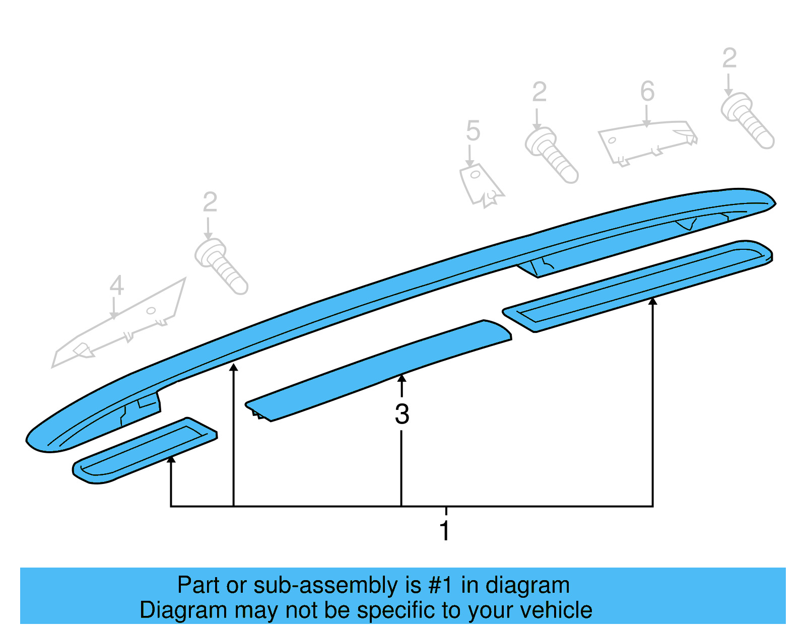 Rail Assembly 7L6-860-025-STY - View 4