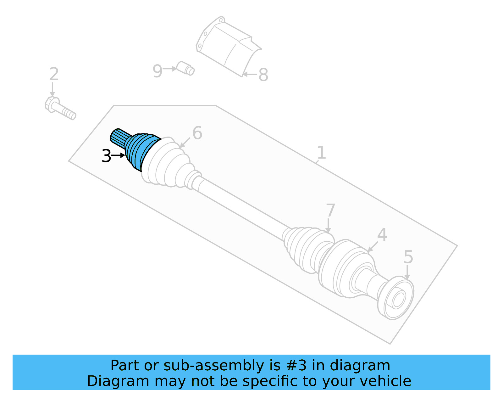 Outer Joint Assembly 5QN-498-099-A - View 4