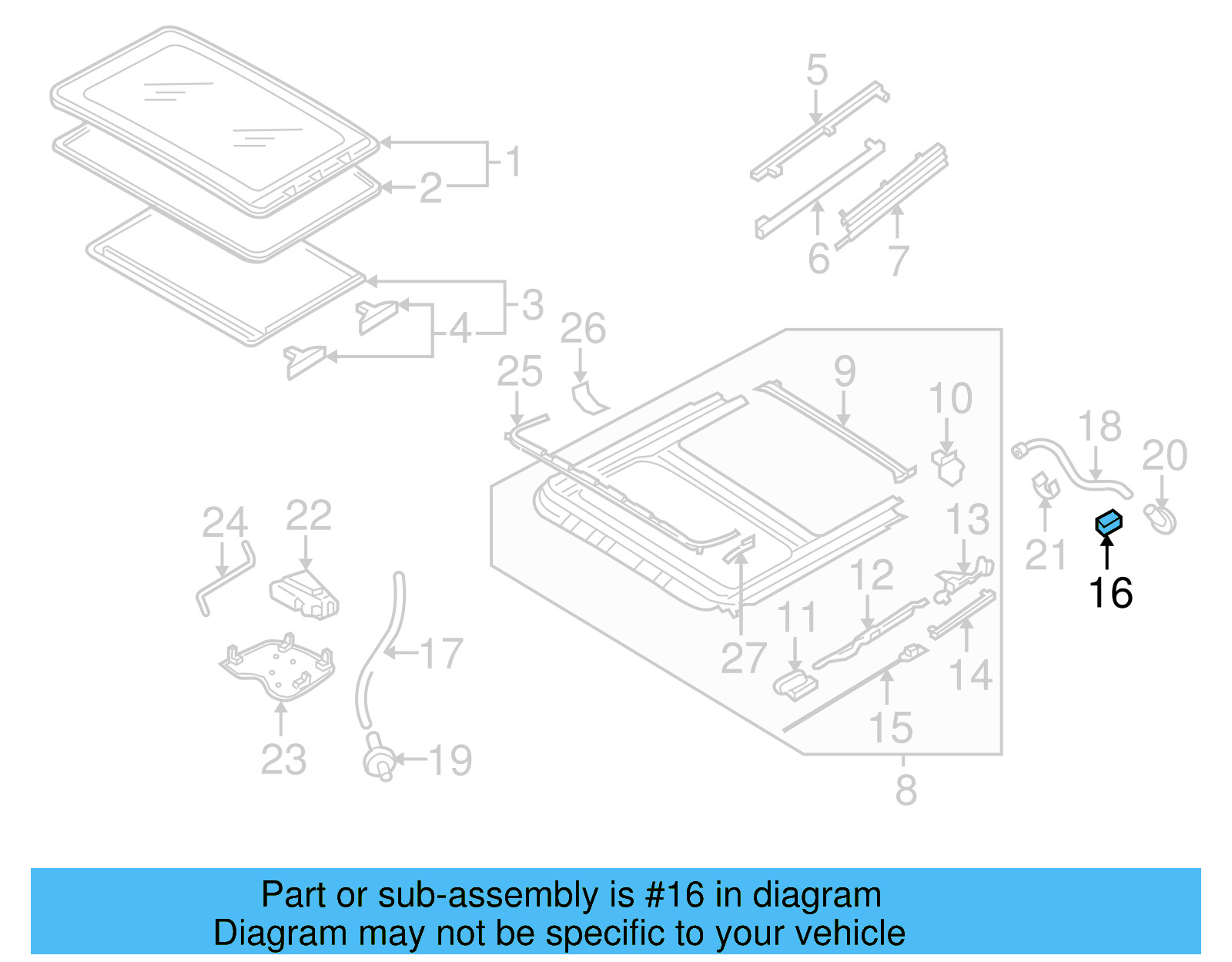 Drive Cable Stop 8D5-898-652-A - View 15