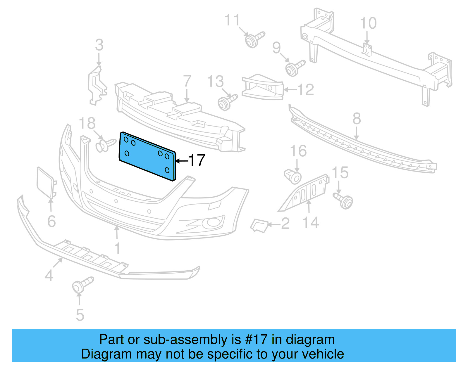 License Bracket 5N0-807-287-9B9 - View 8