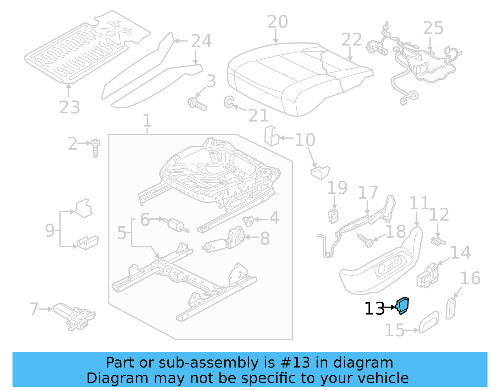 Lumbar Switch 3CN-959-777-QWA - View 10
