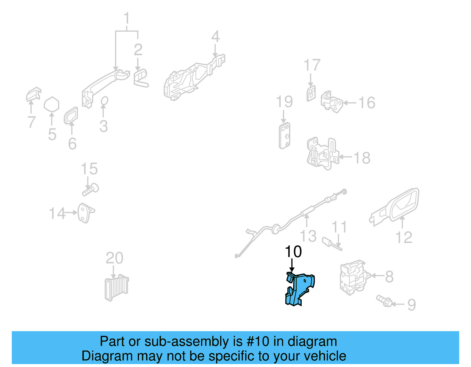 Lock Cover 1K0-839-350-C - View 12