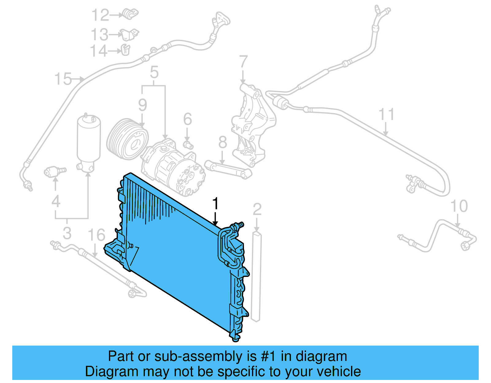 A/C Condenser 1HM-820-413-B - View 13