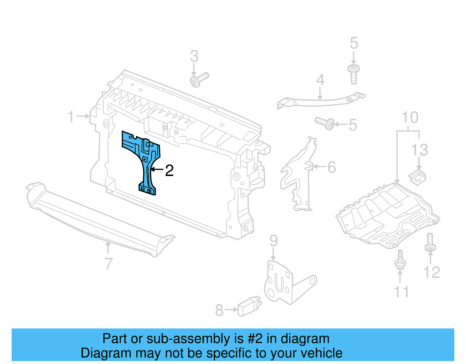 Center Support 5N0-805-567-E - View 4