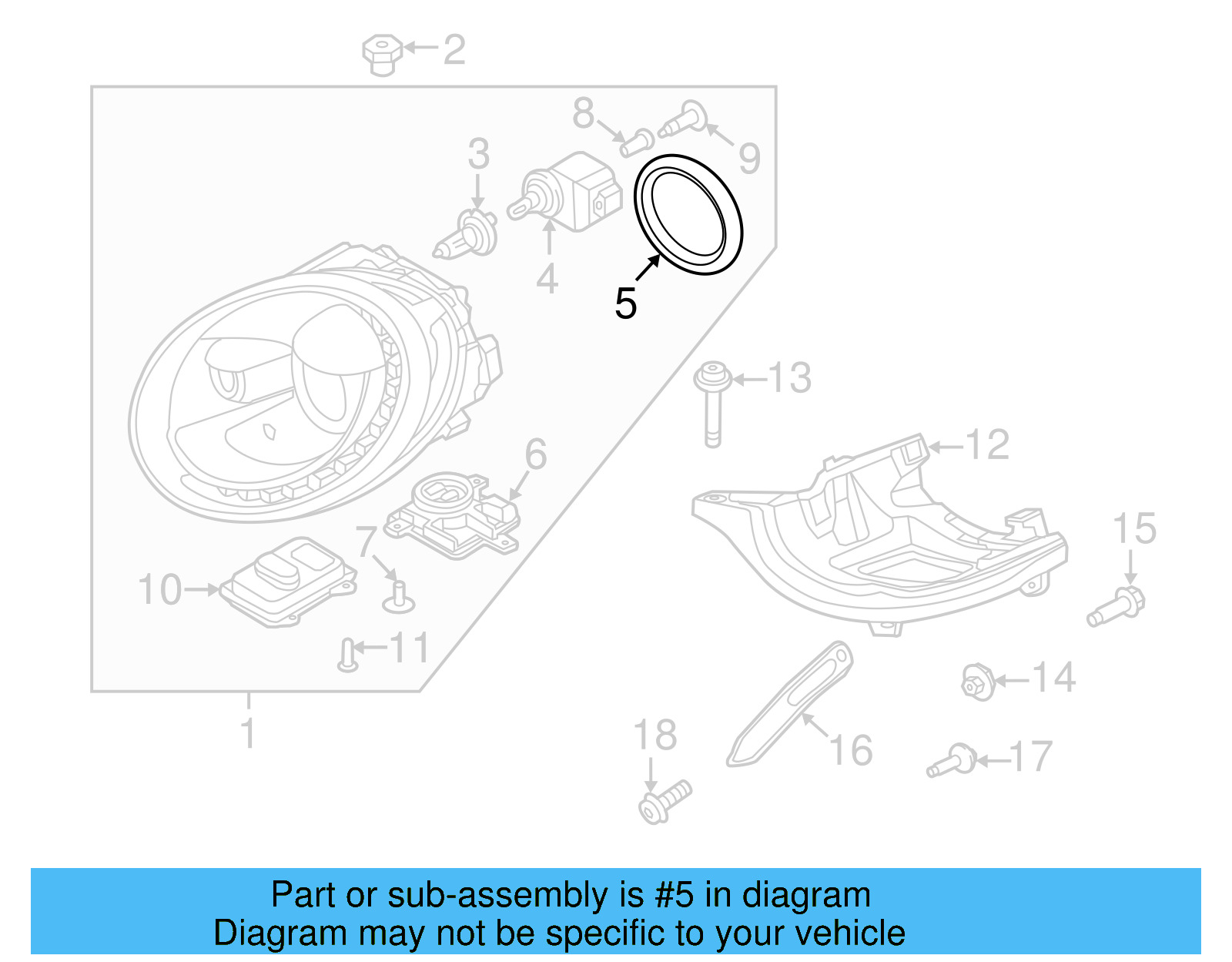 Rear Cap 5C5-941-607 - View 6