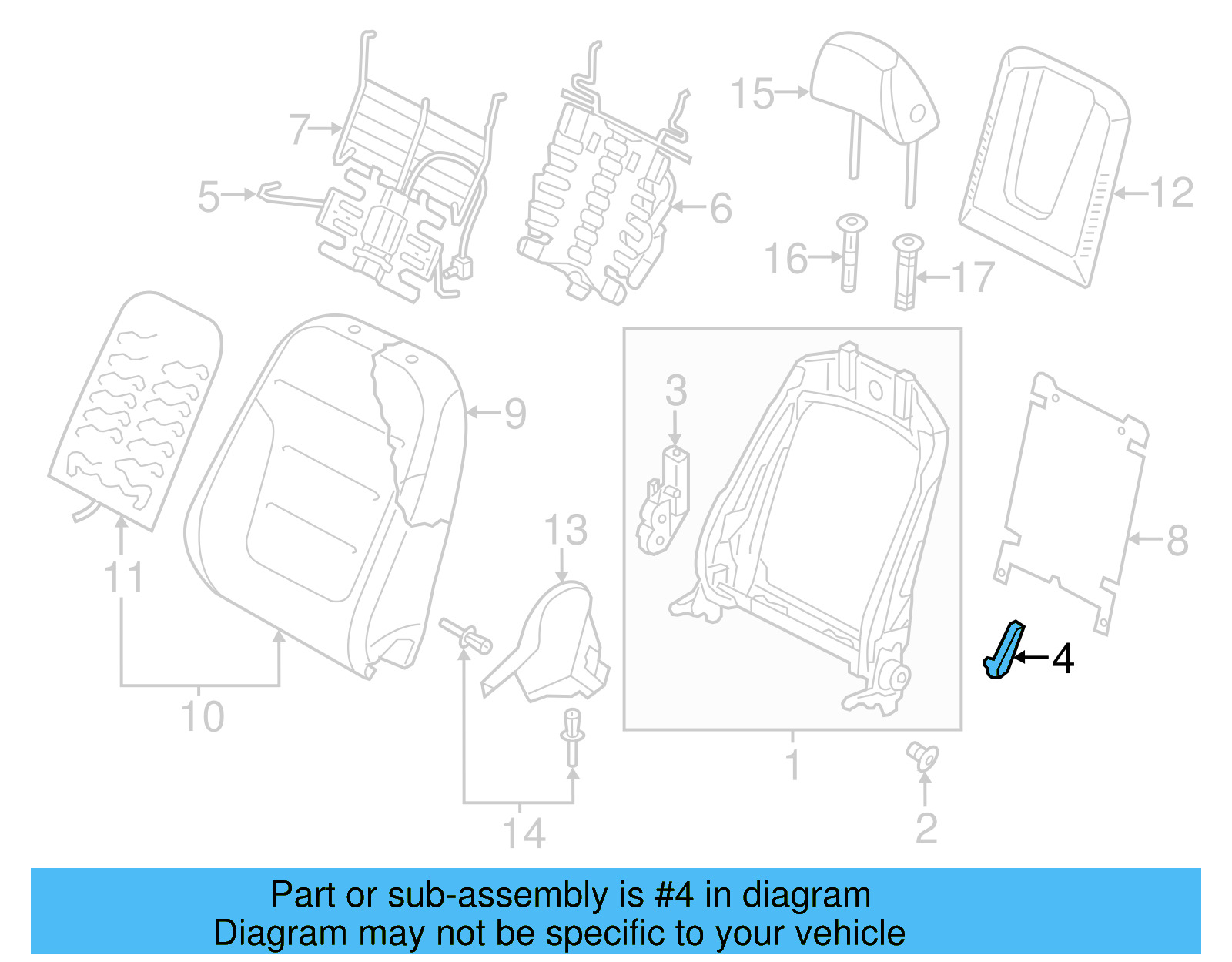 Adjust Handle 5N0-881-236-D-95T - View 18