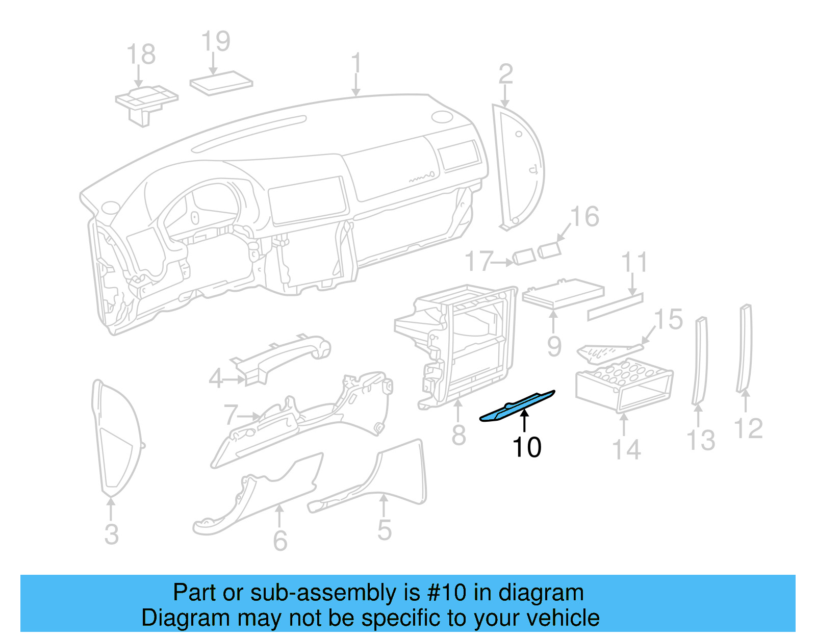 Lower Cap 1J0-858-035-F-1QA - View 14