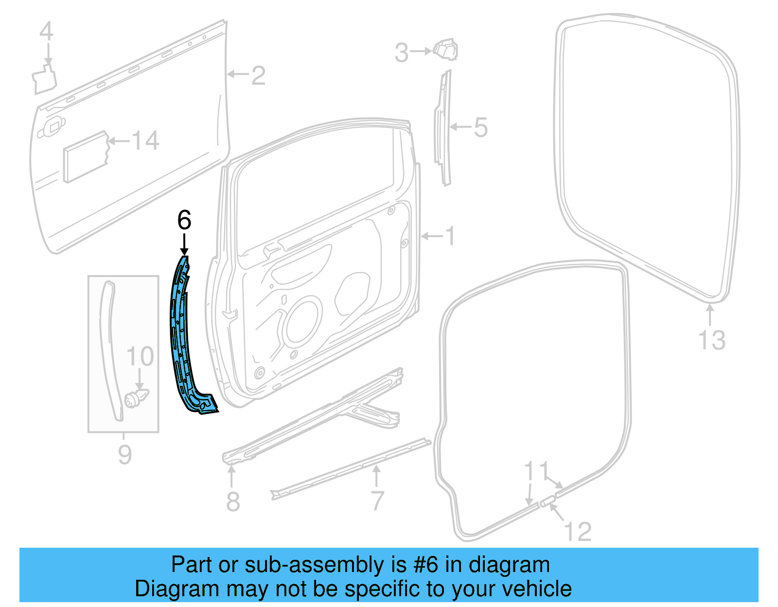 Rear Retainer 1K4-831-299-G - View 5