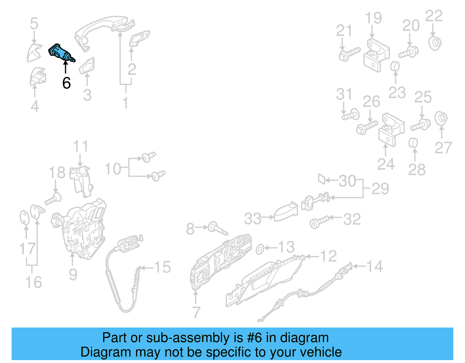 Lock Cylinder 5GM-837-167-A - View 8