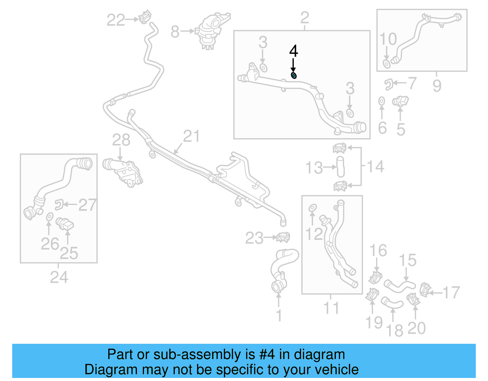 Water Pipe O 06E-121-119-H - View 10