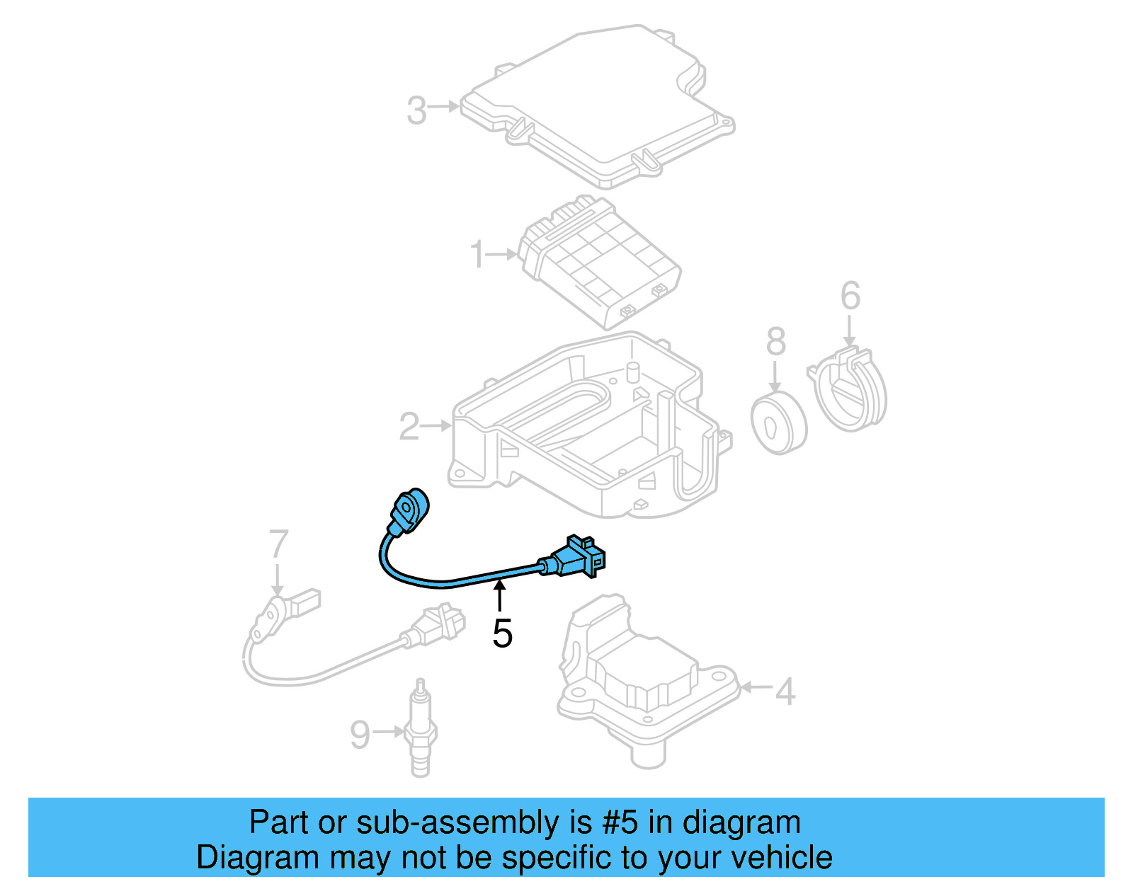 Knock Sensor 06C-905-377 - View 11