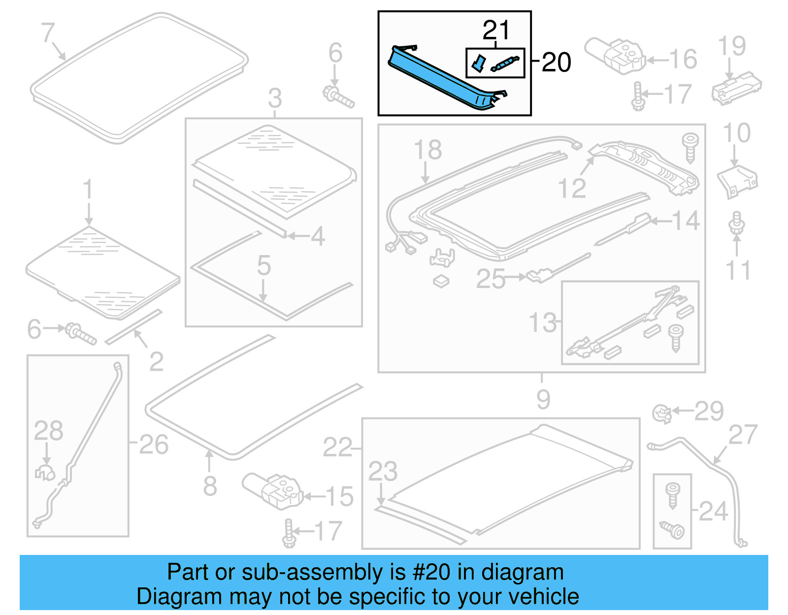 Air Deflector 7P0-877-651-B-9B9 - View 9