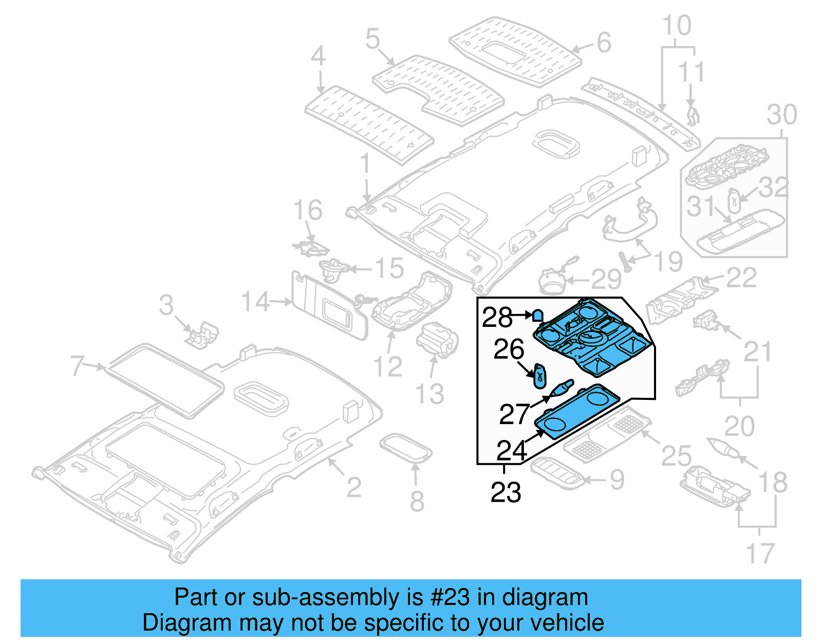 Front Lamp Assembly 1K0-947-106-E-YAH - View 9