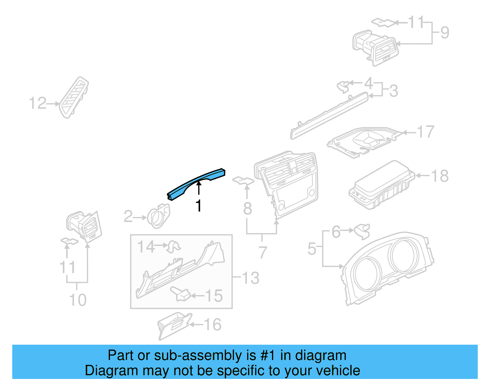 Column Filler 5G1-857-053-B-LX1 - View 17