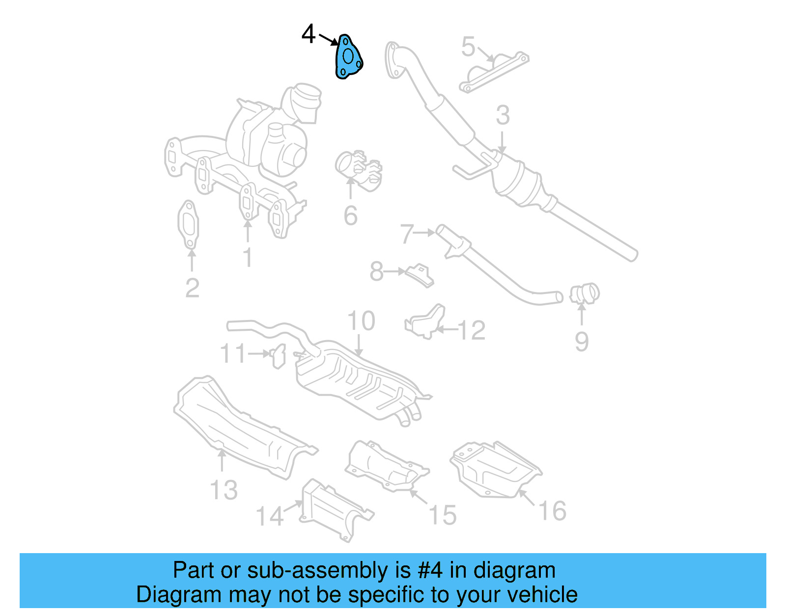 Converter & Pipe Gasket 3A0-253-115 - View 17