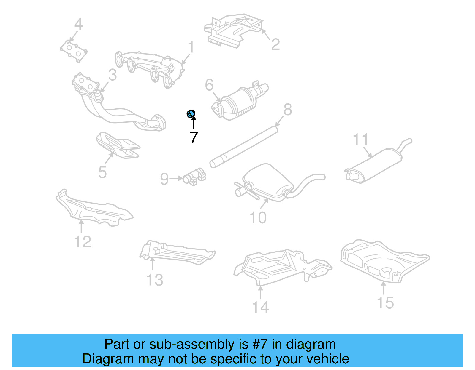 Catalytic Converter Gasket 1H0-253-115-C - View 4