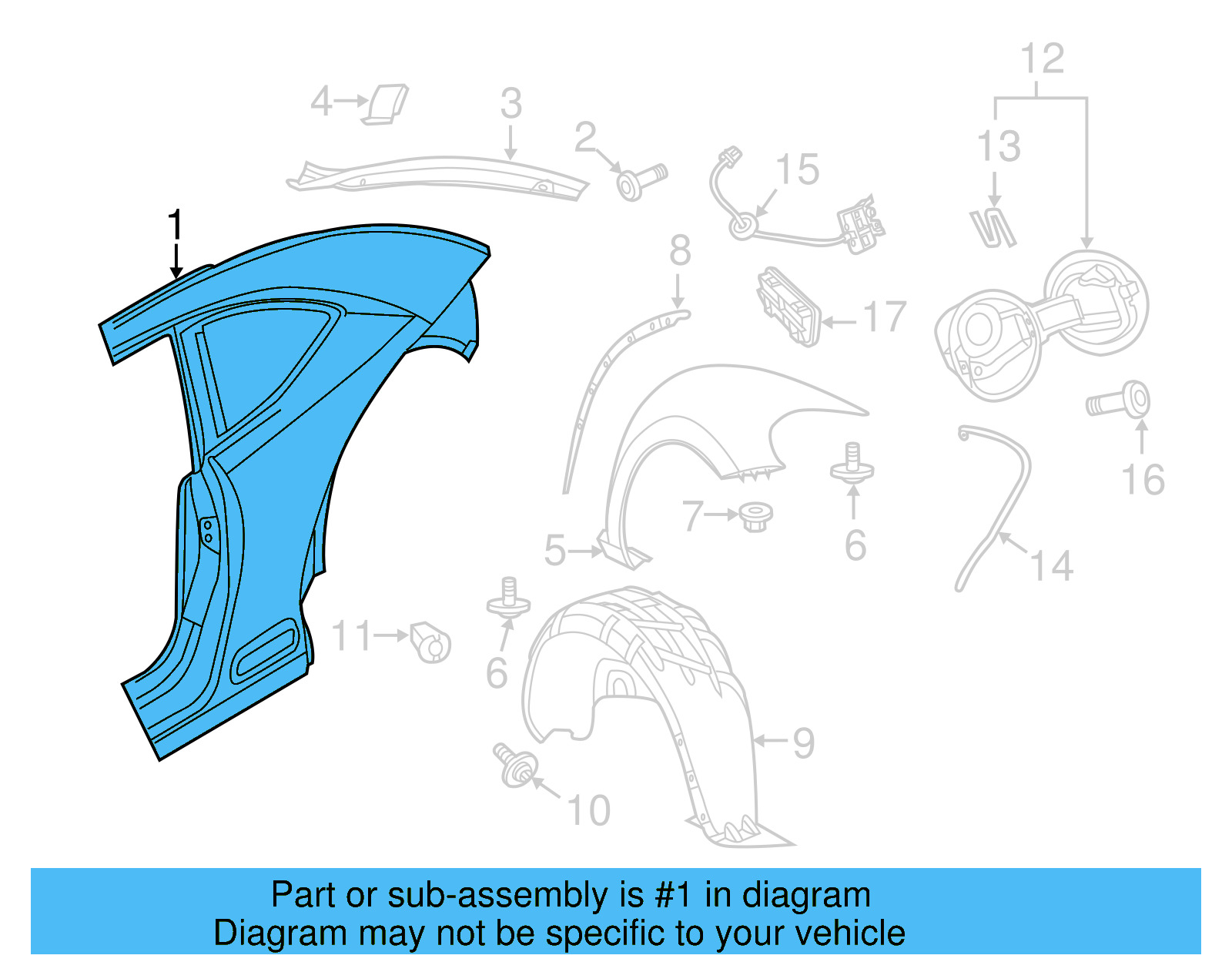 Quarter Panel 5C5-809-844 - View 6