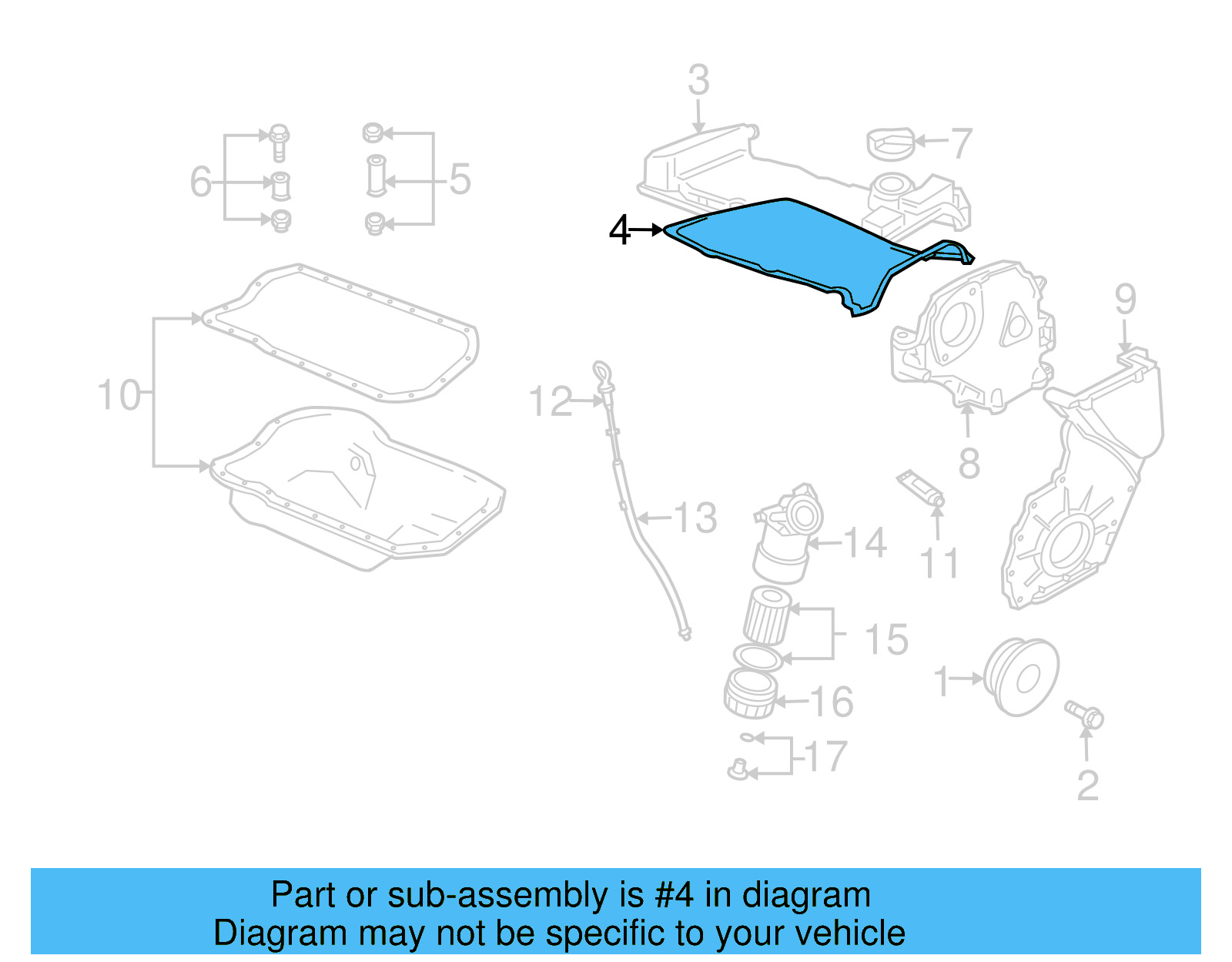 Valve Cover Gasket 021-103-483-D - View 7