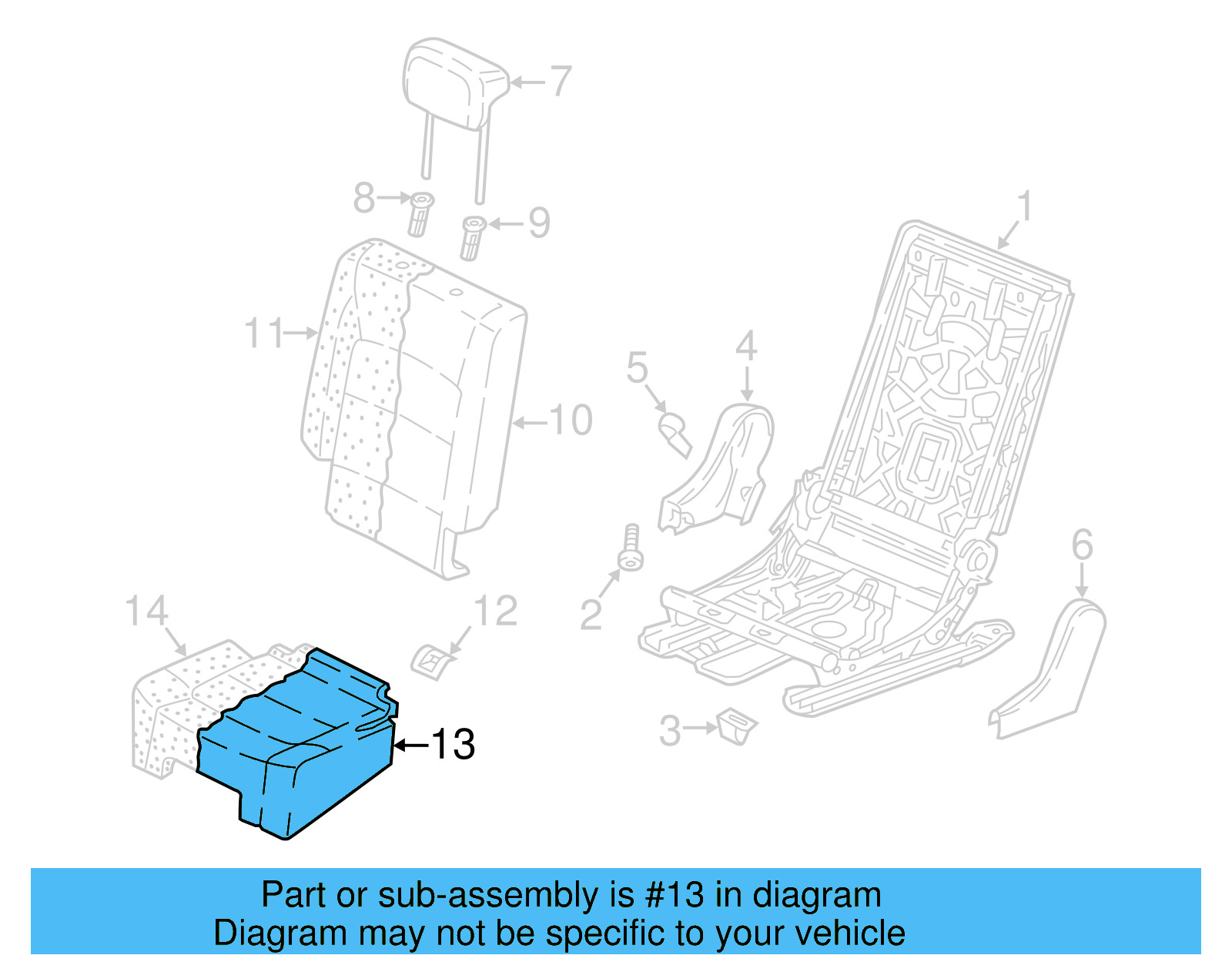 Seat Cover 5NN-885-406-C-KMH - View 4