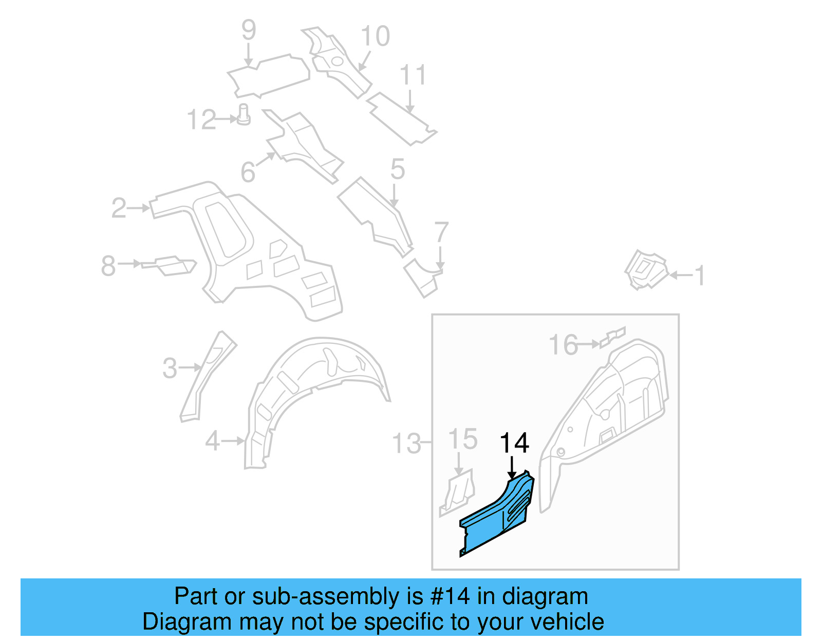 Bracket 5N0-813-119-A - View 4