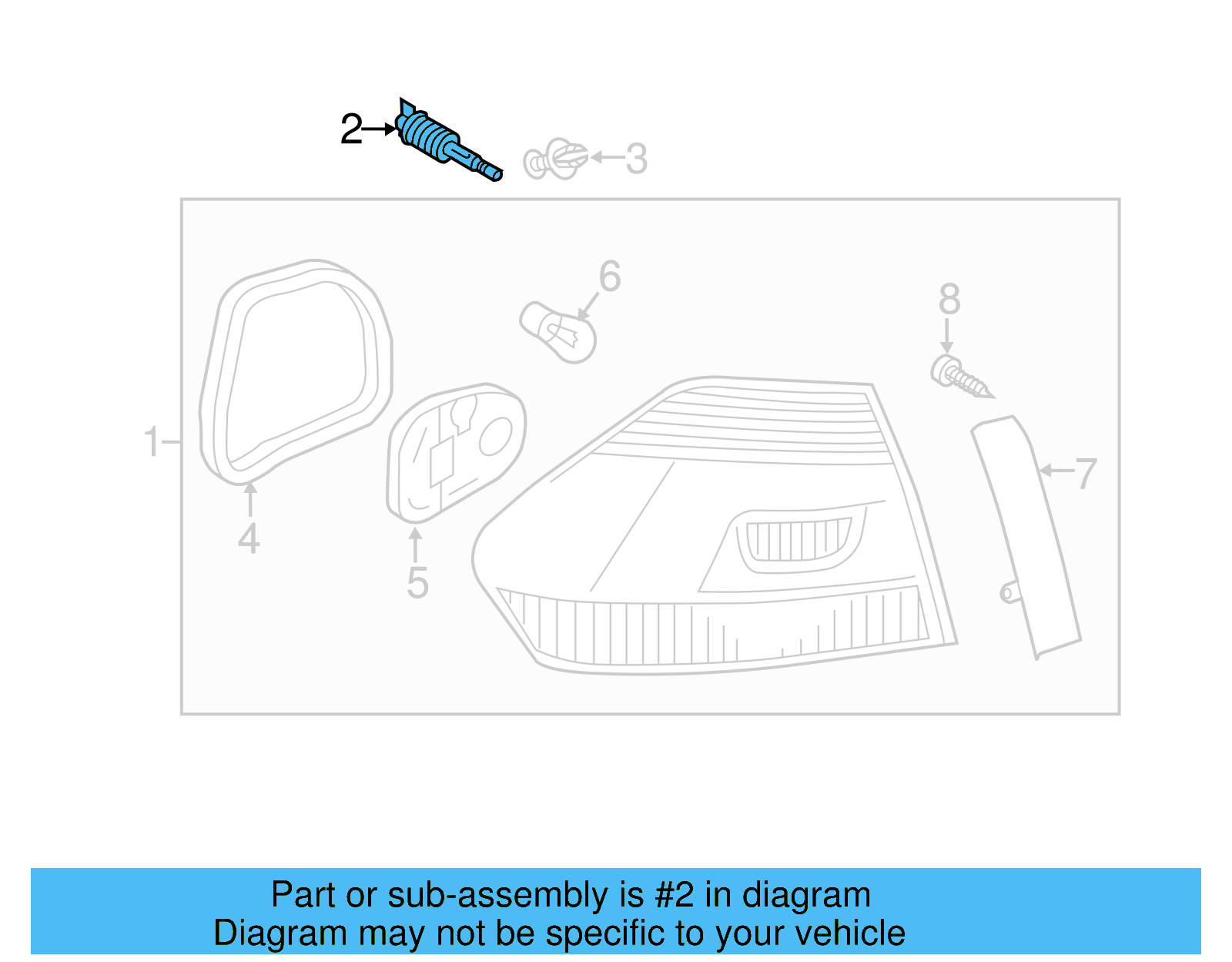Tail Lamp Assembly Fastener 6RU-945-300 - View 40