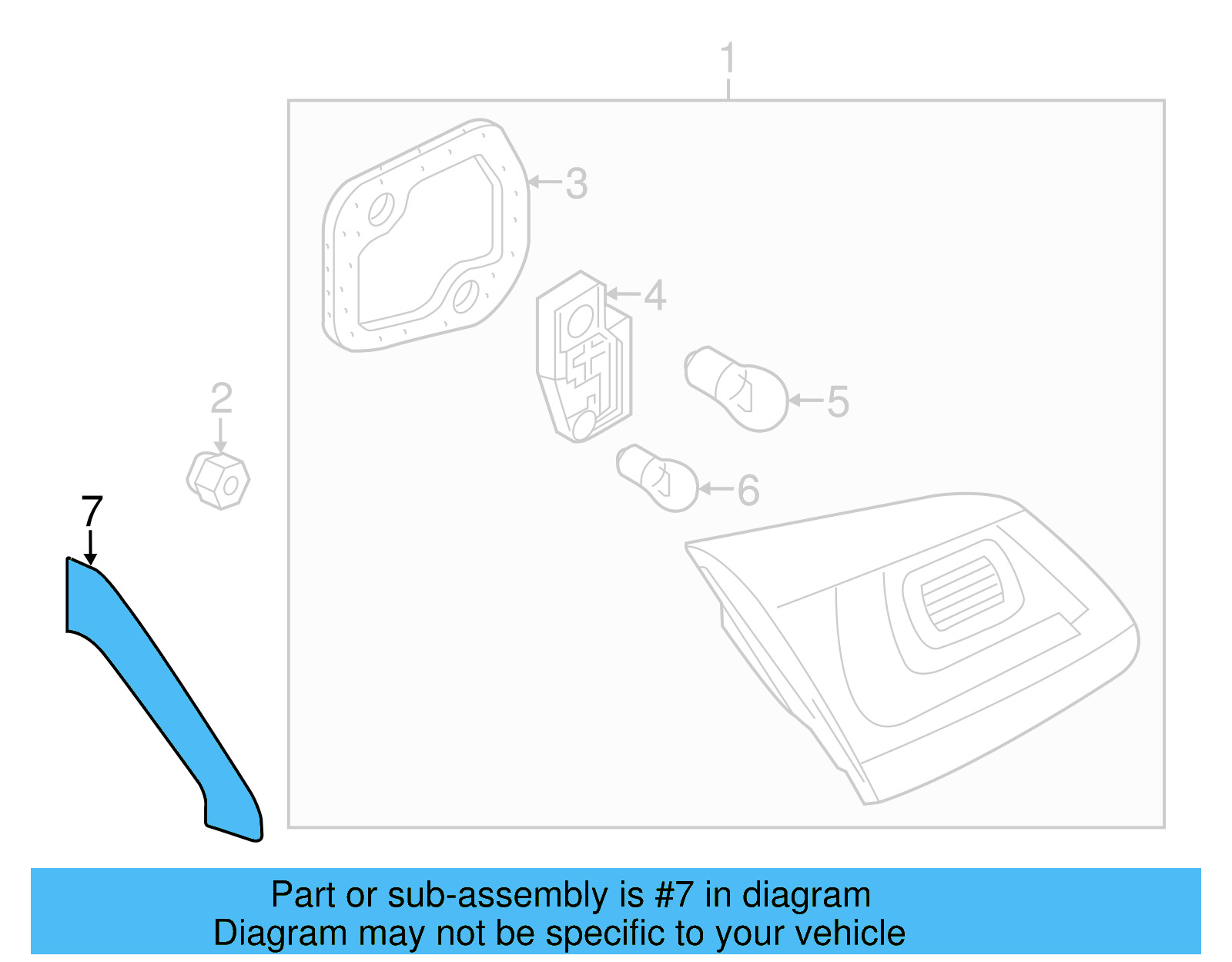 Side Trim 7P6-945-311-9B9 - View 14