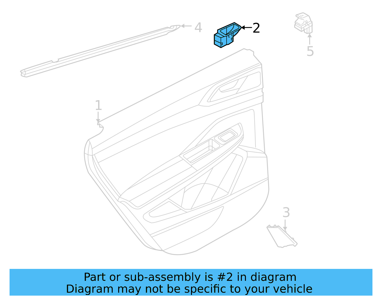 Switch Bezel 2GJ-868-345-82V - View 7