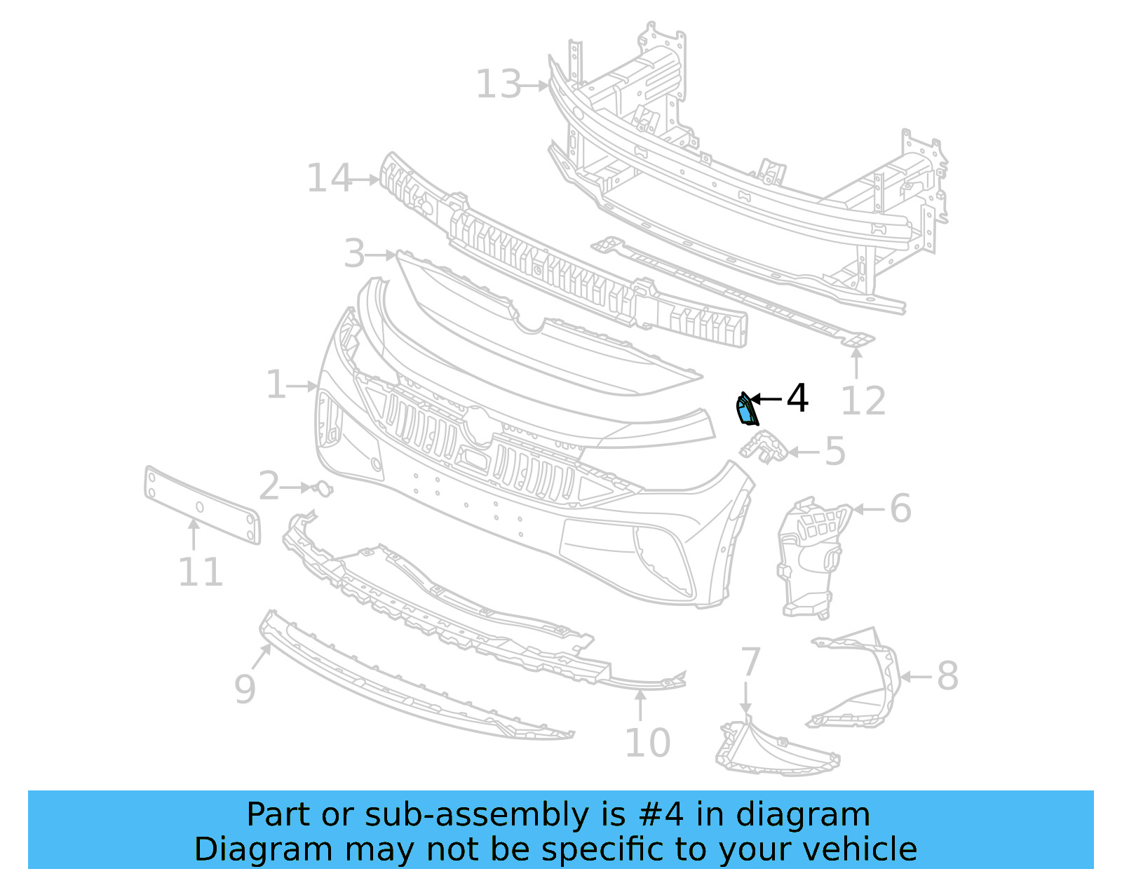 Upper Retainer 11A-807-184-A - View 5