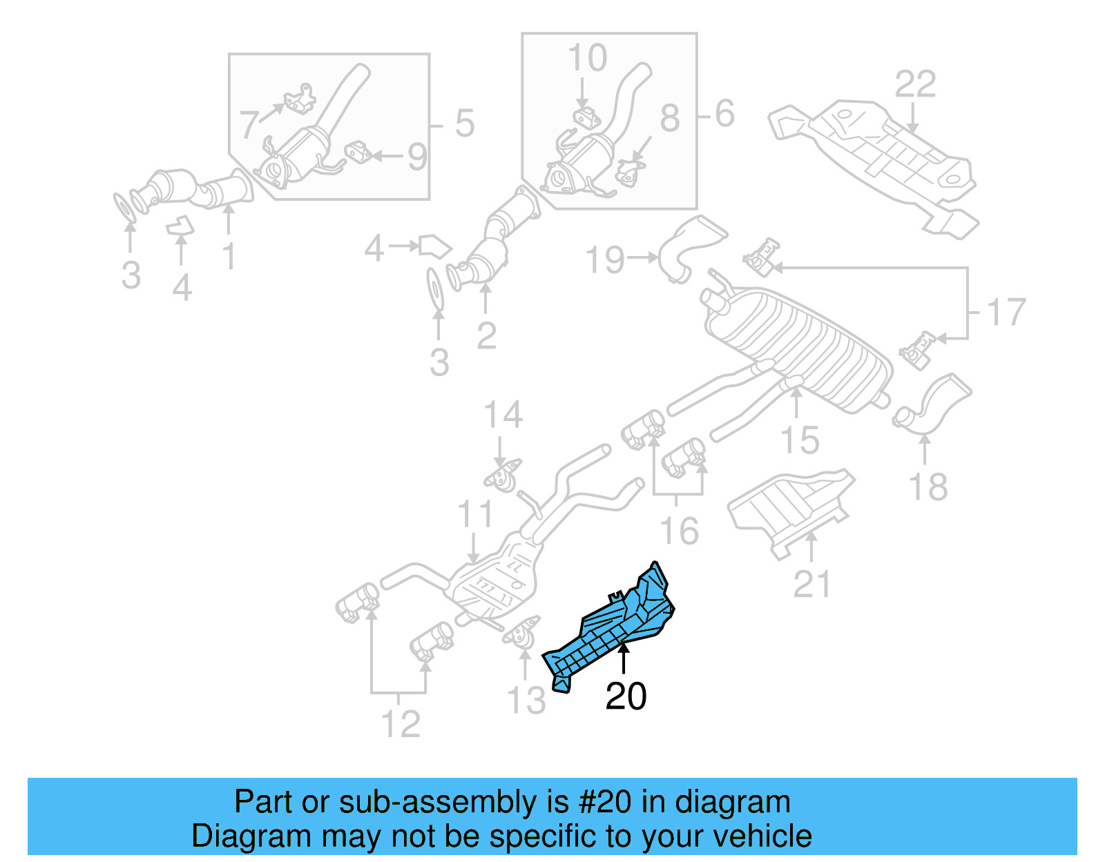Heat Shield 7L0-825-661-C - View 12
