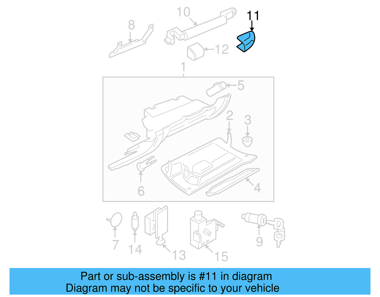 Grip Handle Cap 1C1-857-628-B-62J - View 11