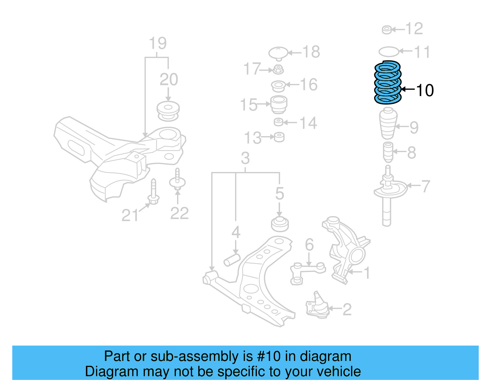 Coil Spring 1J0-411-105-AM - View 17