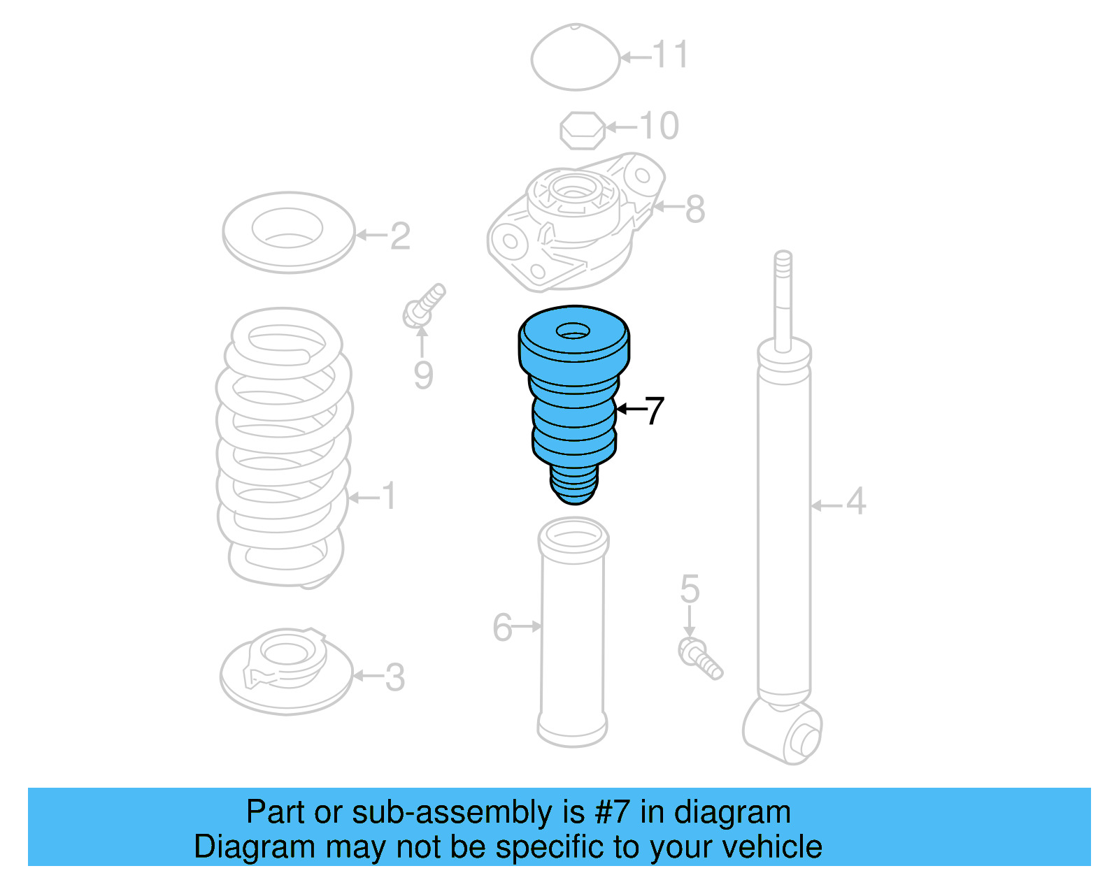 Stopper 5C0-511-353 - View 3