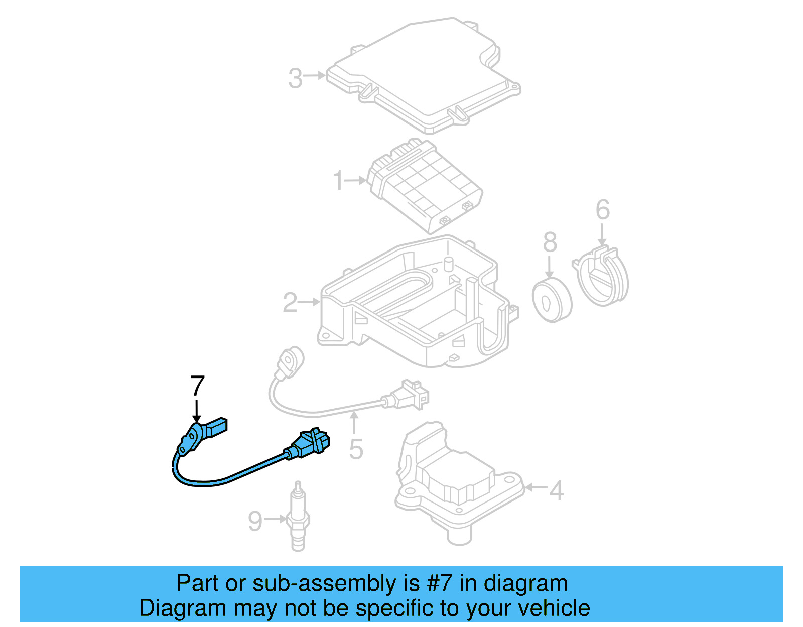 Crankshaft Position Sensor 071-957-147 - View 10