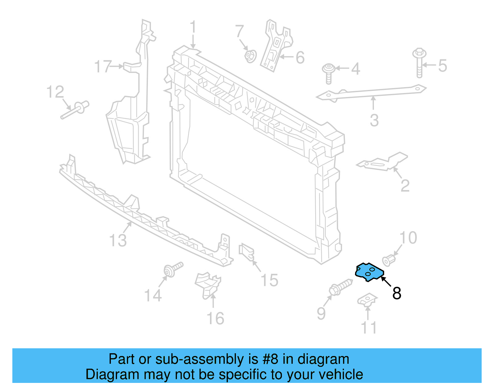 Repair Bracket 5G0-805-269 - View 13