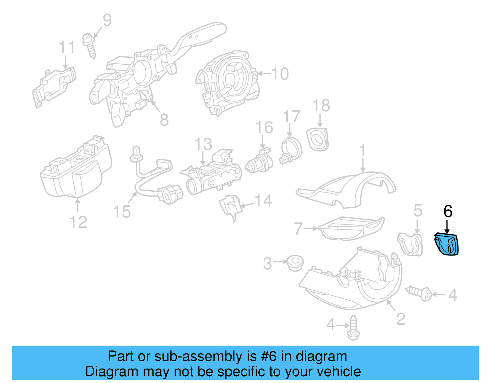 Blank Cover 5G0-905-354-A - View 6