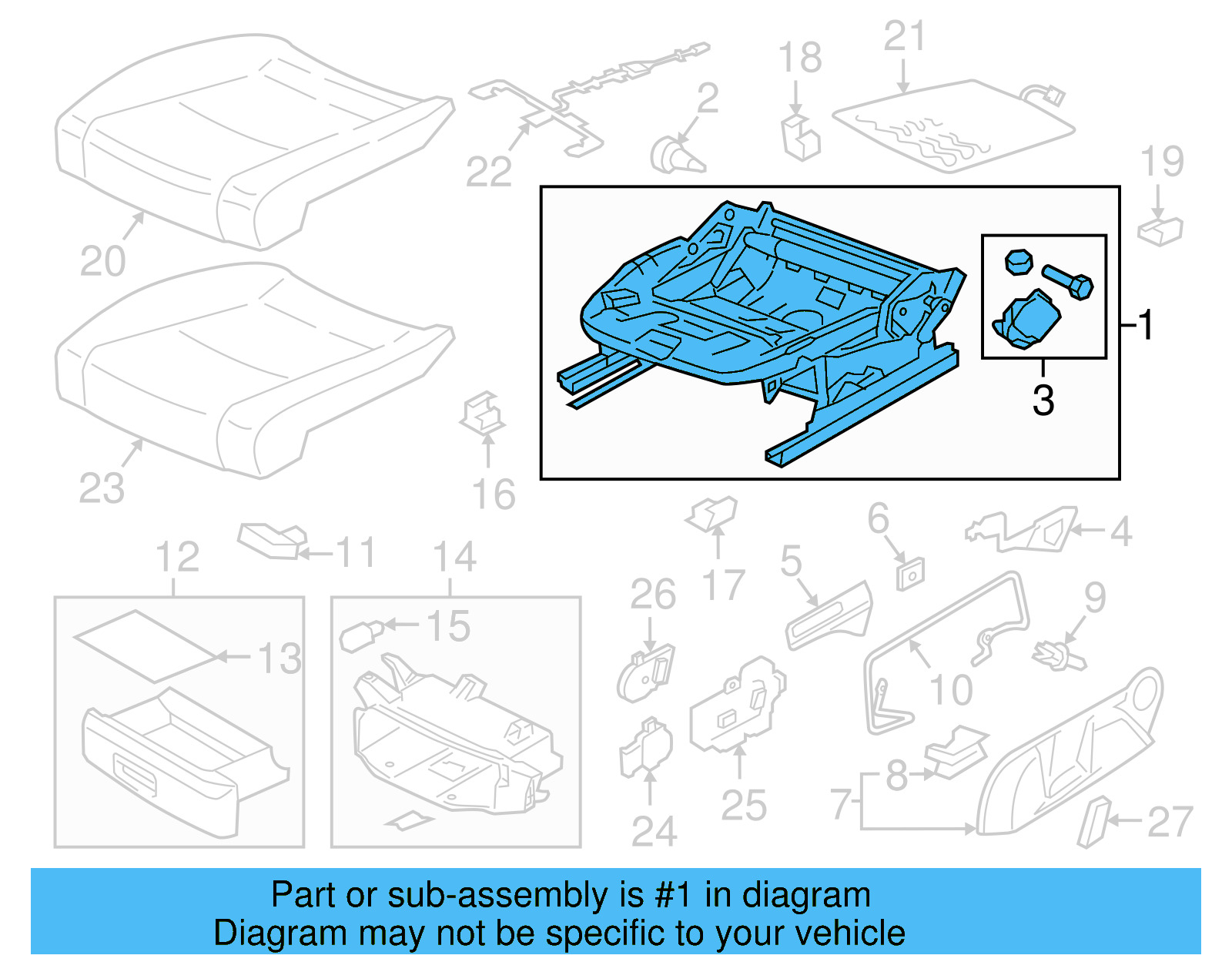 Seat Frame 5QM-881-106-C - View 10