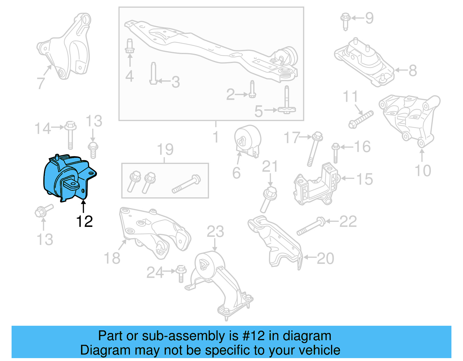 Trans Support 7B0-199-353 - View 4