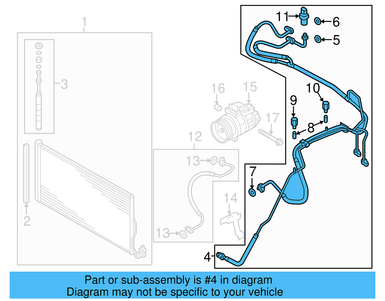 Suction Hose 7P1-820-741-CB - View 5