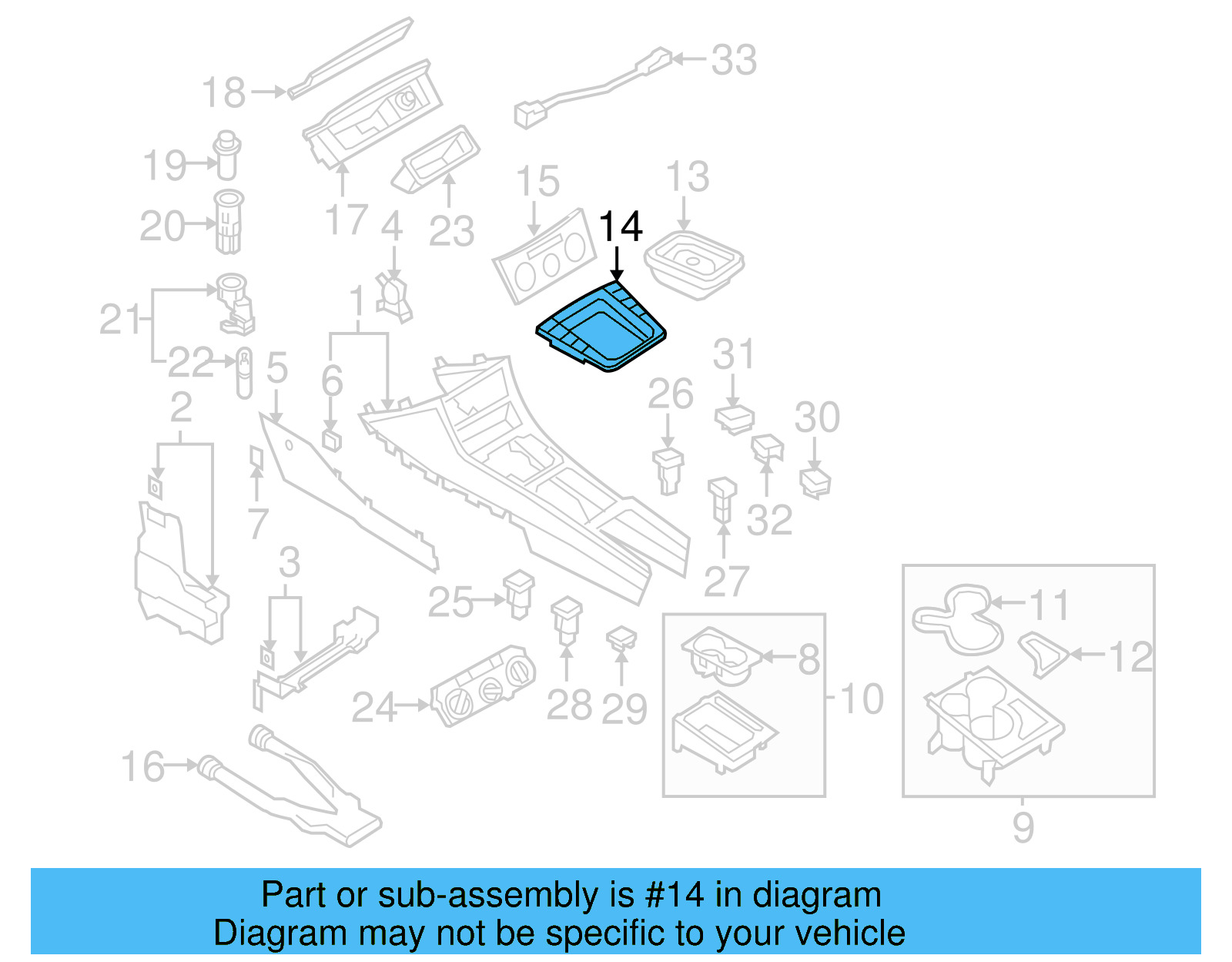 Trim Plate 3C0-864-263-F-R60 - View 11