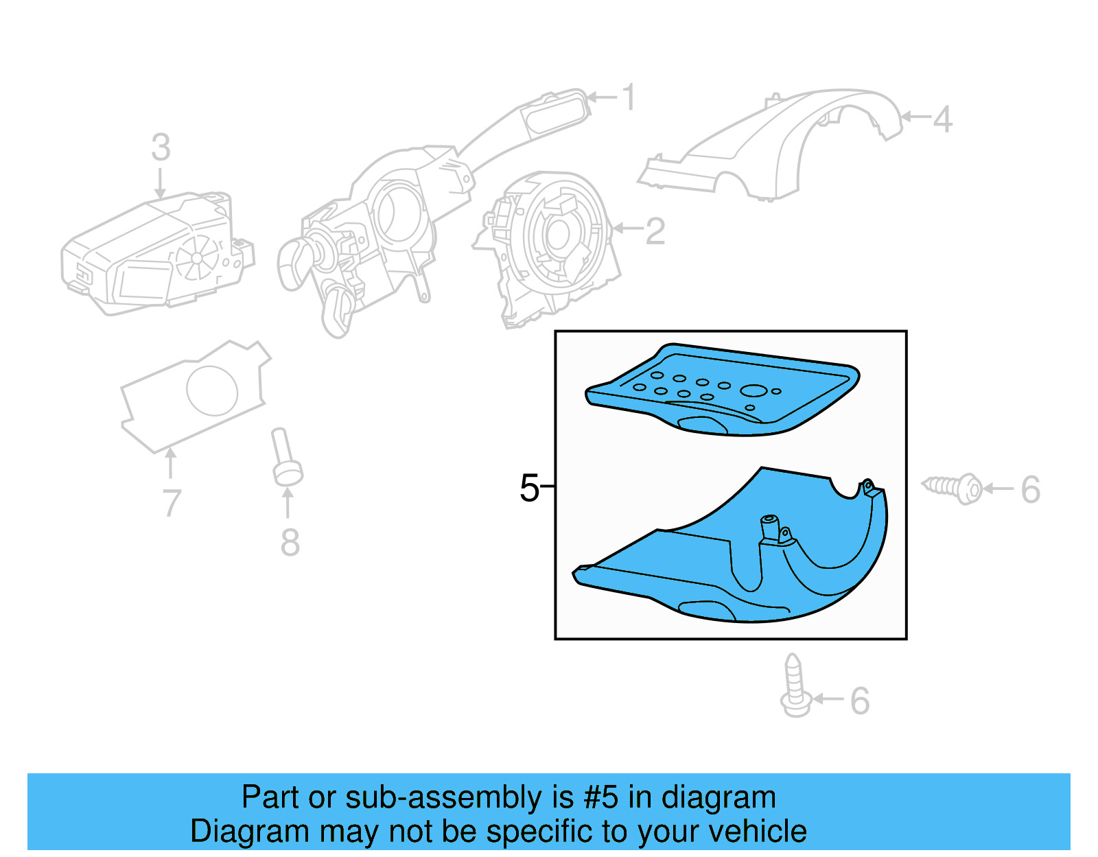 Lower Cover 7P6-858-559-81U - View 6