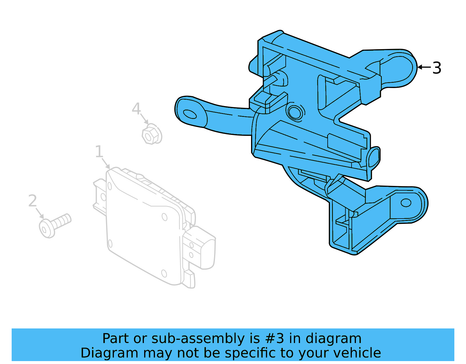 Mount Bracket 17A-907-455-C - View 3