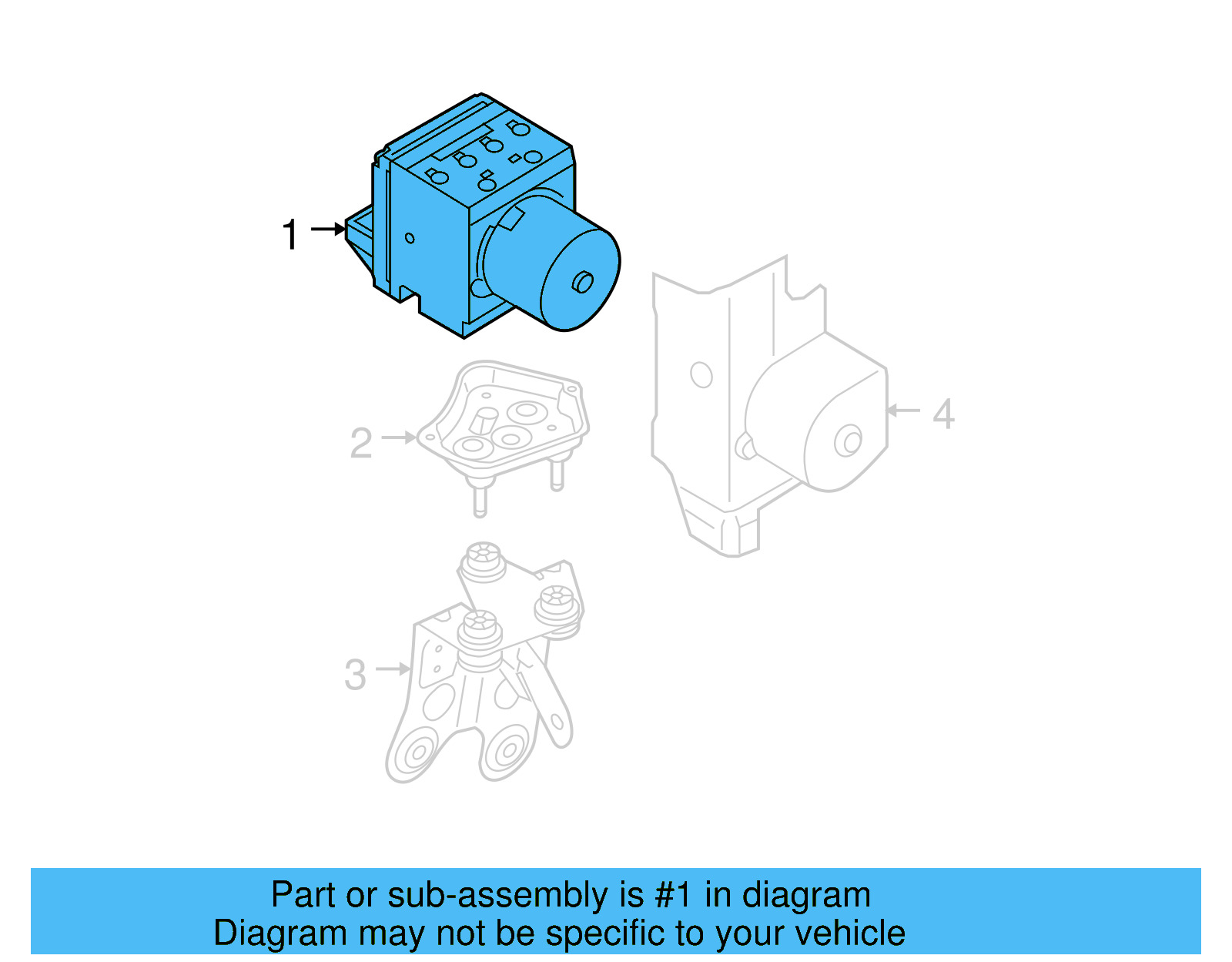 ABS Control Unit 3C0-614-109-A-BEF - View 5